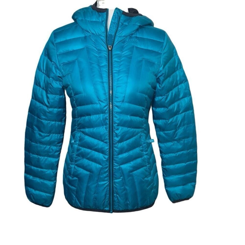 Lole Down Women’s Puffer Jacket Hood Warm Quilted size XS X-Small